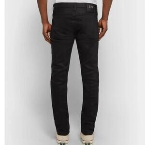 Jean Shop Jim Stretch Selvedge Jeans in Raw Black Size 33